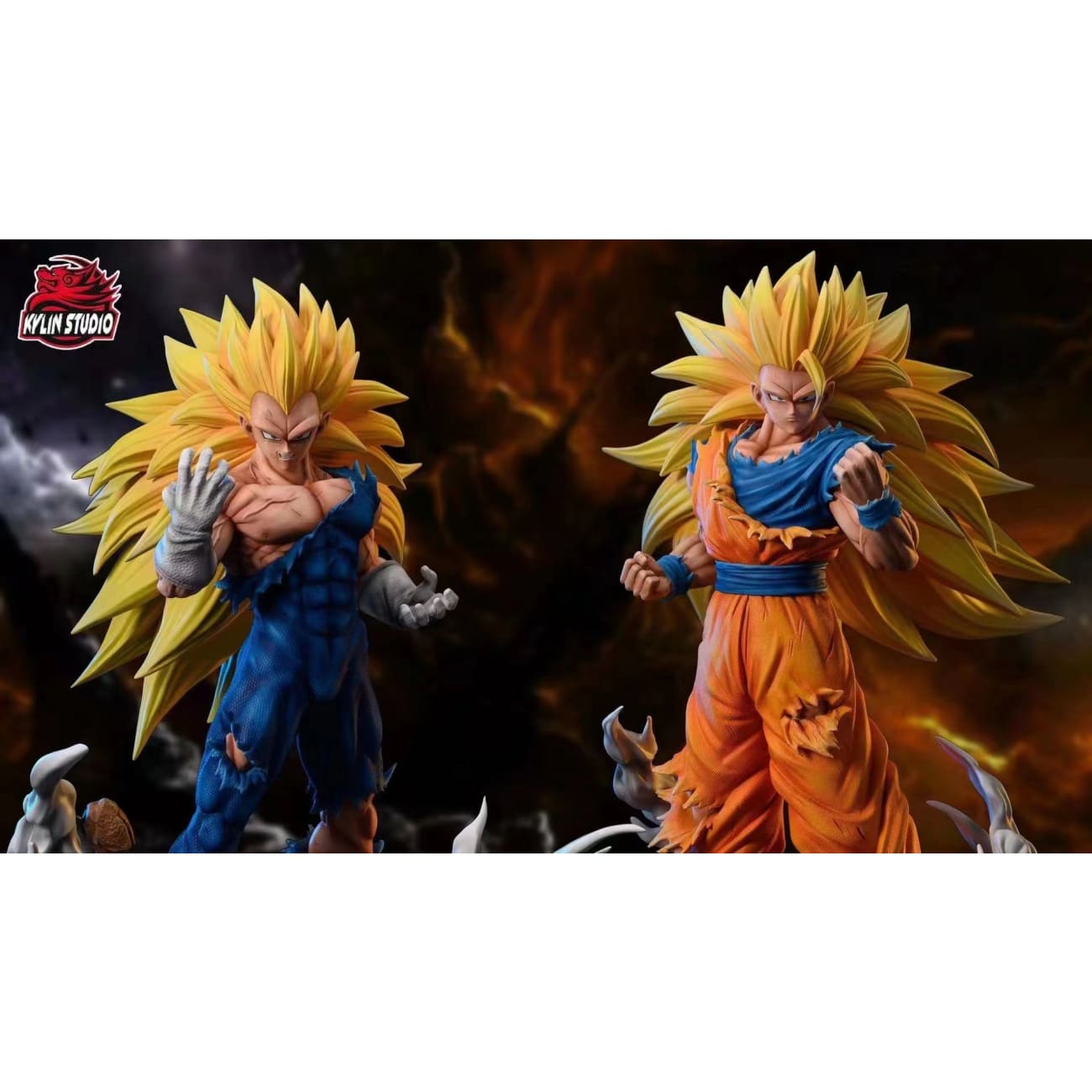 Kylin Studio - Super Saiyan 3 Son Goku & Vegeta 