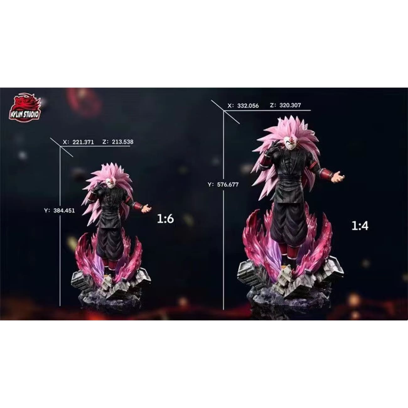 Kylin Studio - Super Saiyan Rosé 3 Son Goku [2 Variants]