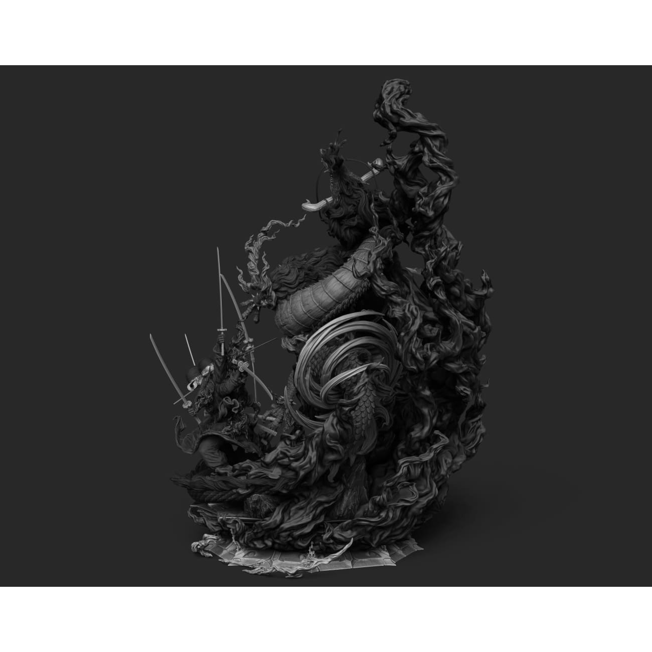 Last Sleep Studio - Nine Sword Style Roronoa Zoro VS Kaido [3 Variants]