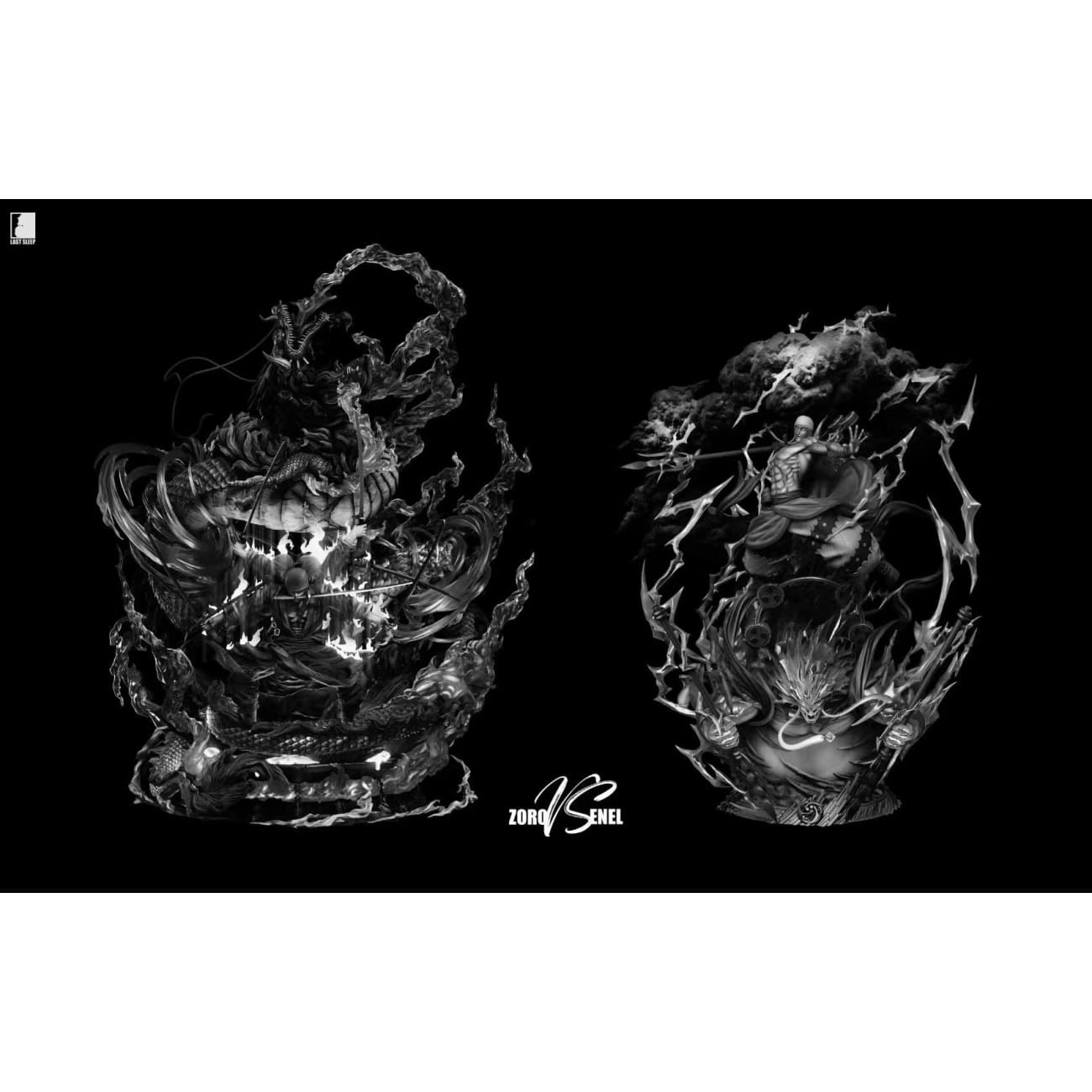 Last Sleep Studio - Nine Sword Style Roronoa Zoro VS Kaido [3 Variants]