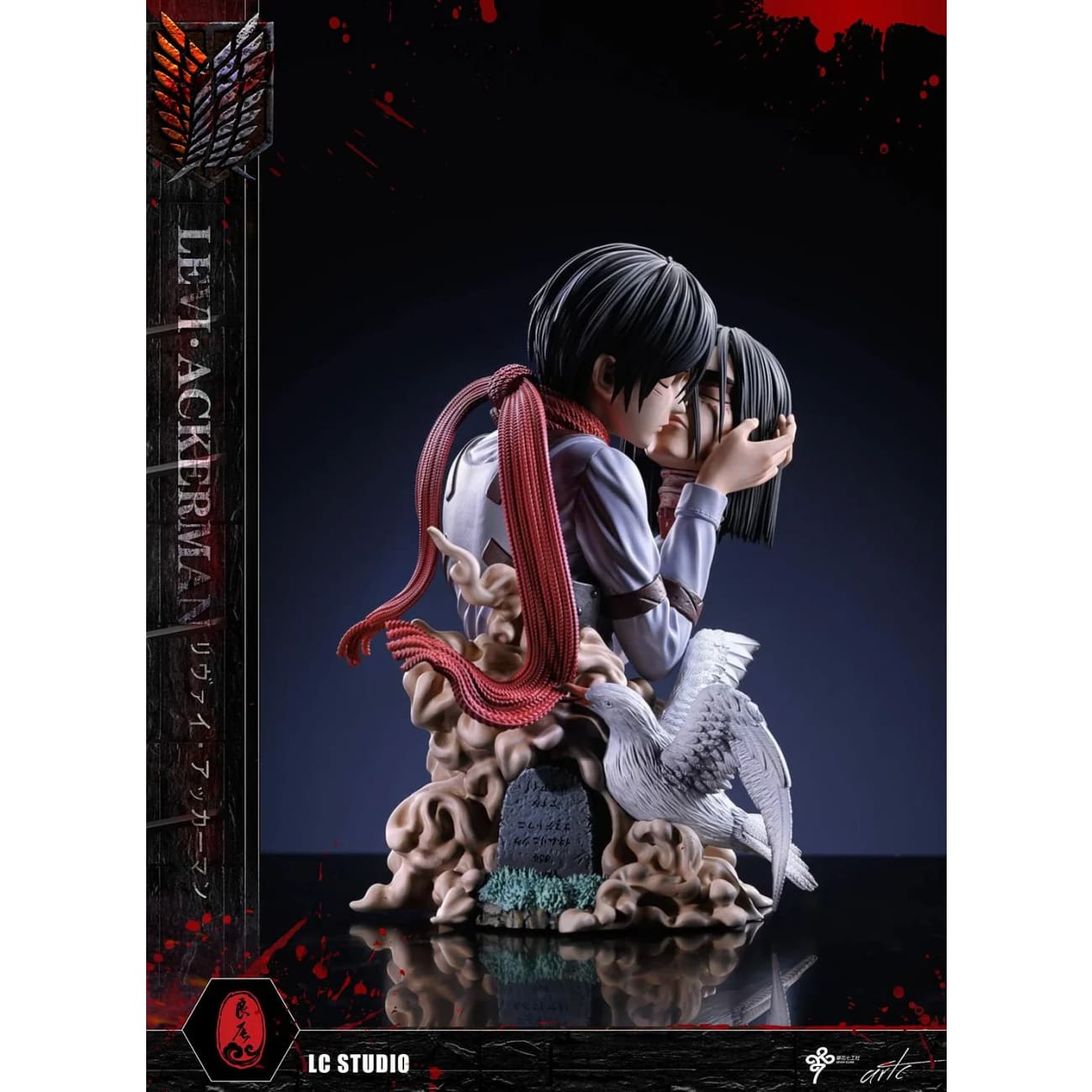 LC Studio - Mikasa Ackerman Kissing Eren Yeager Bust [2 Variants]