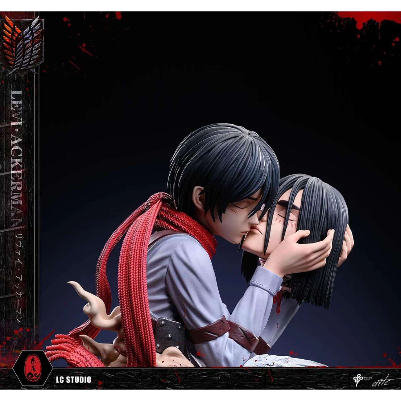 LC Studio - Mikasa Ackerman Kissing Eren Yeager Bust [2 Variants]