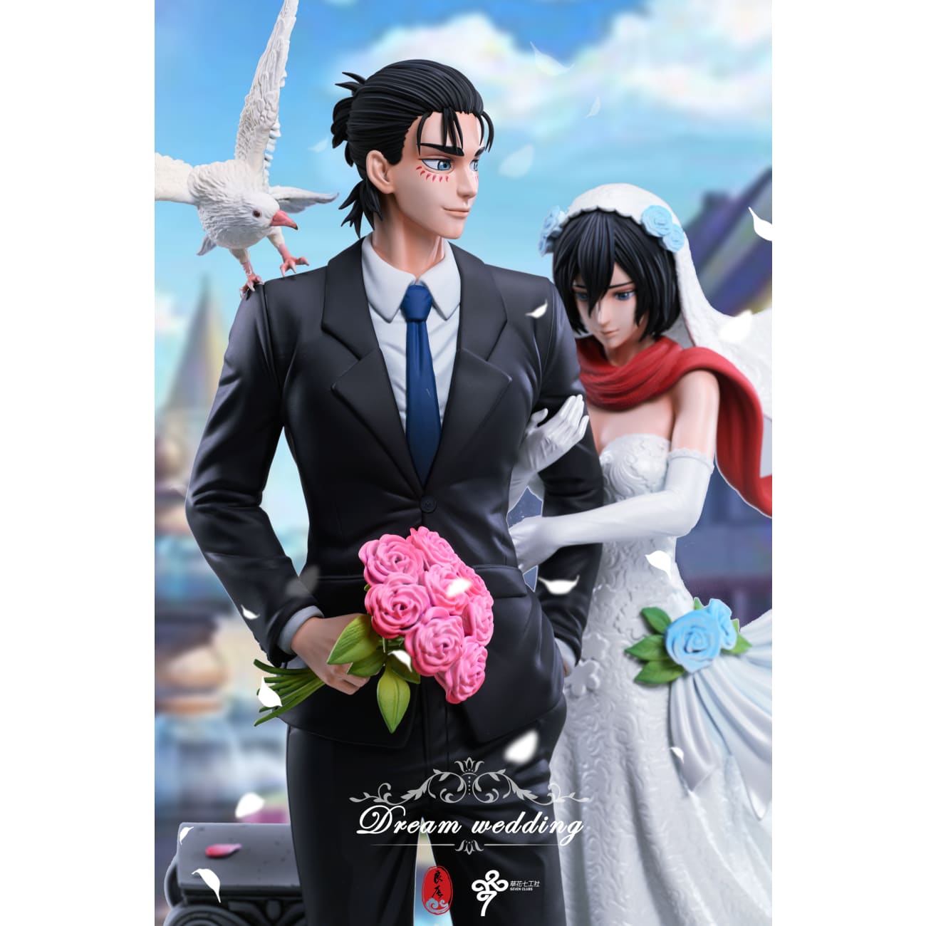 LC Studio x Seven Clubs - Dream Wedding of Eren Yeager & Mikasa Ackerman [2 Variants]