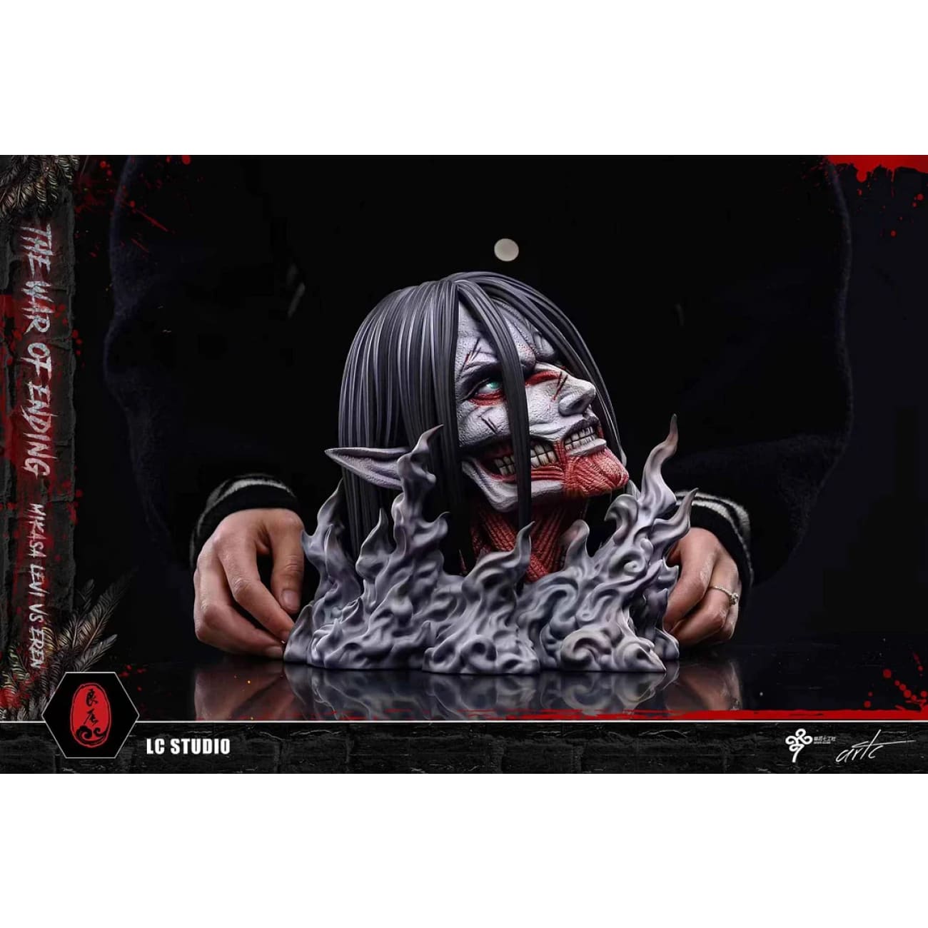LC Studio x Seven Clubs - Final Battle of Levi Ackerman & Mikasa Ackerman VS Founding Titan [3 Variants]