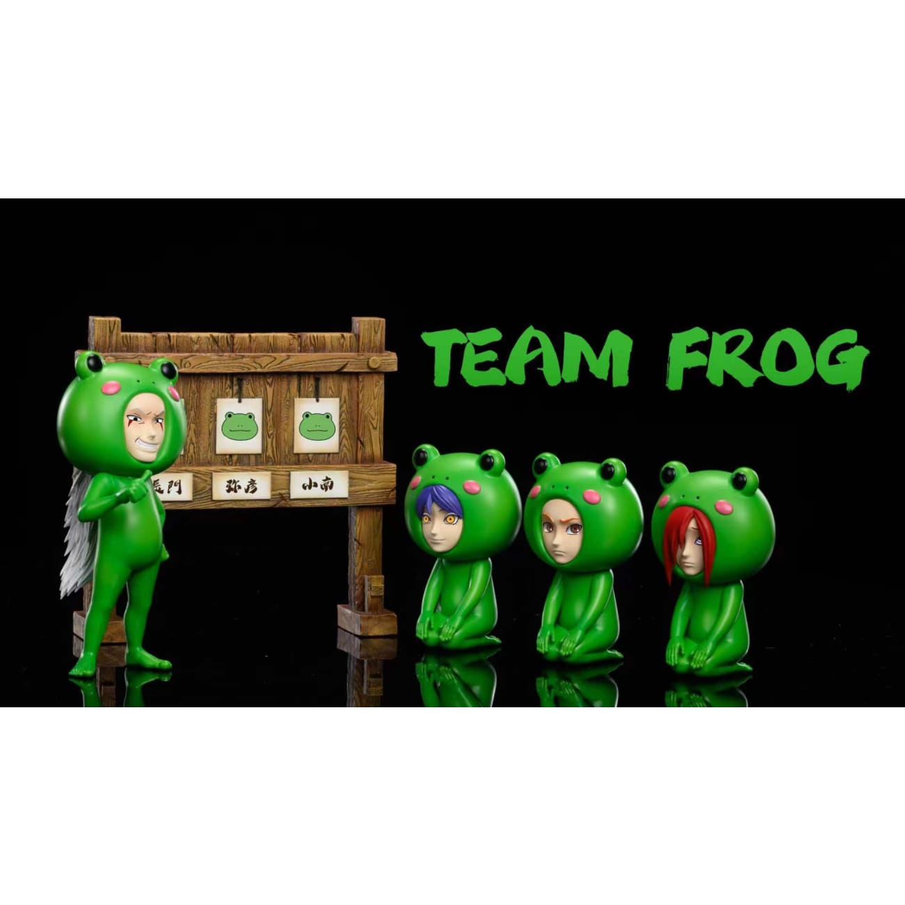 League Studio - Frog Suit Team (Konan, Nagato & Yahiko) / Jiraiya Frog Suit