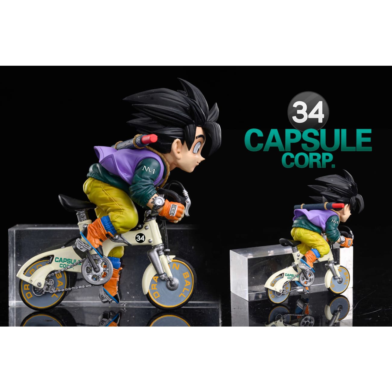 League Studio - Son Goku Riding Bicycle