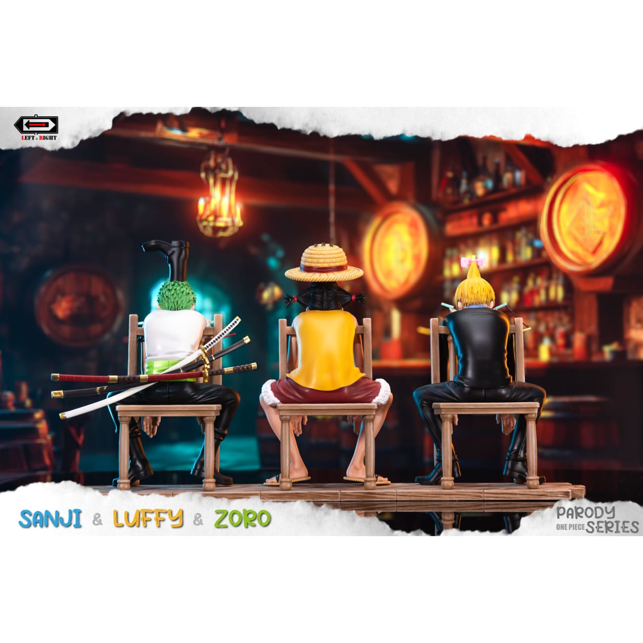 Left & Right Studio - Straw Hat Pirates Sitting Monster Trio [4 Variants]