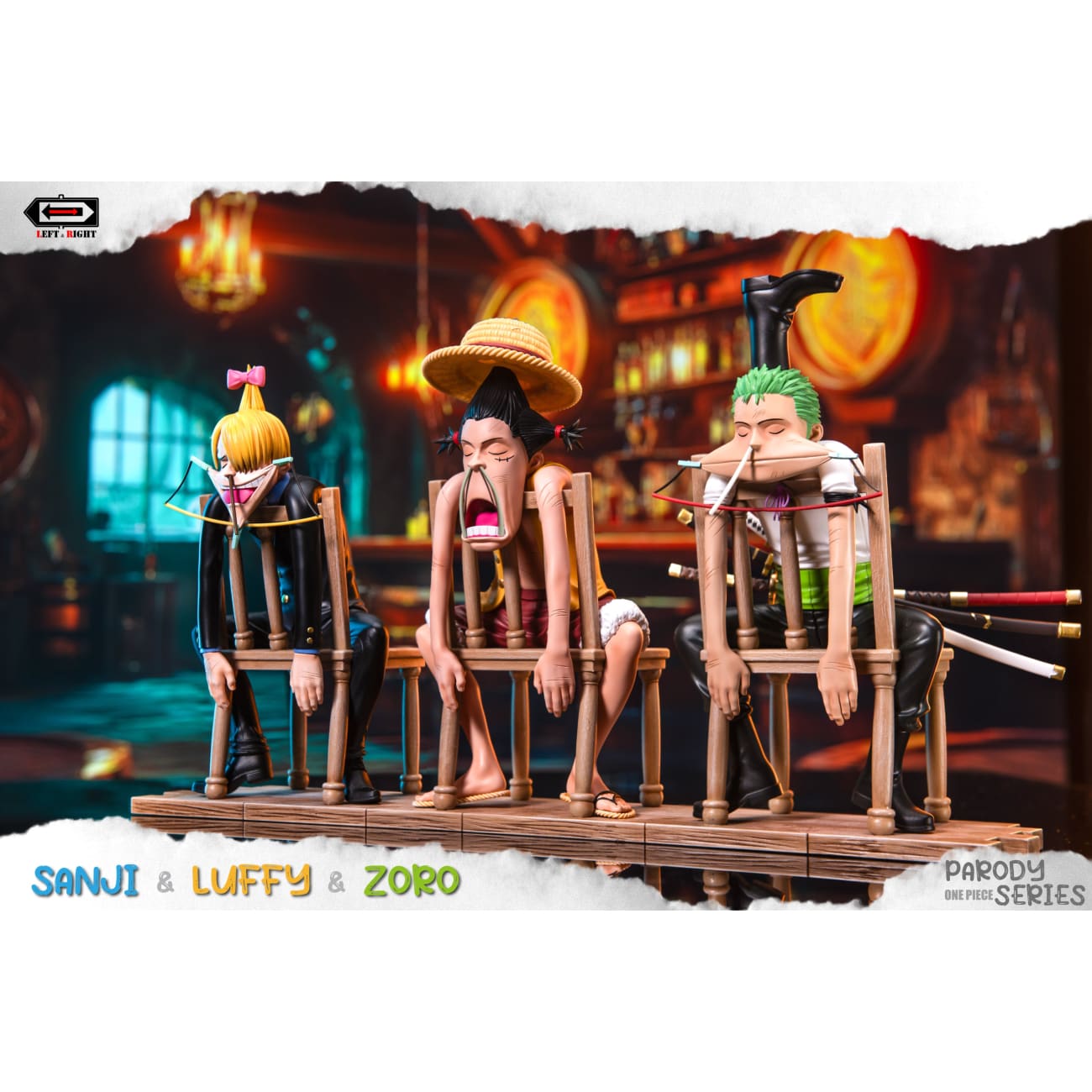 Left & Right Studio - Straw Hat Pirates Sitting Monster Trio [4 Variants]