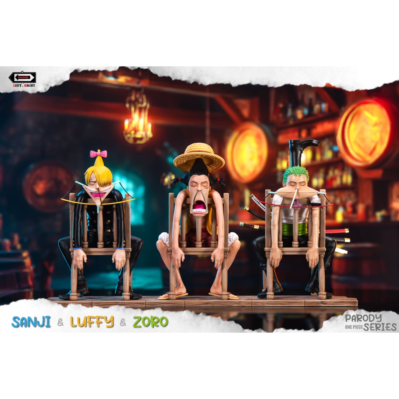 Left & Right Studio - Straw Hat Pirates Sitting Monster Trio [4 Variants]