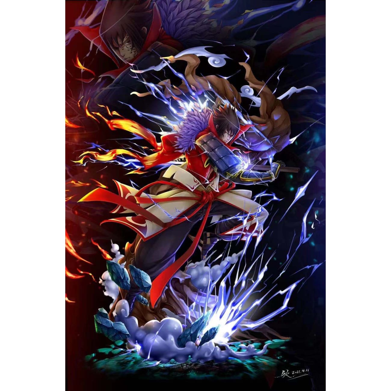 Leo of Sky - Uchiha Itachi (Red / Blue)