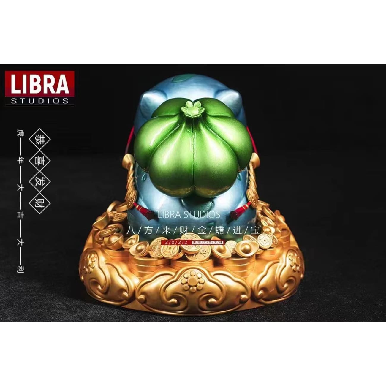 Libra Studio - Fortune of Wealth Bulbasaur [Metallic Paint Version / Gold Version]