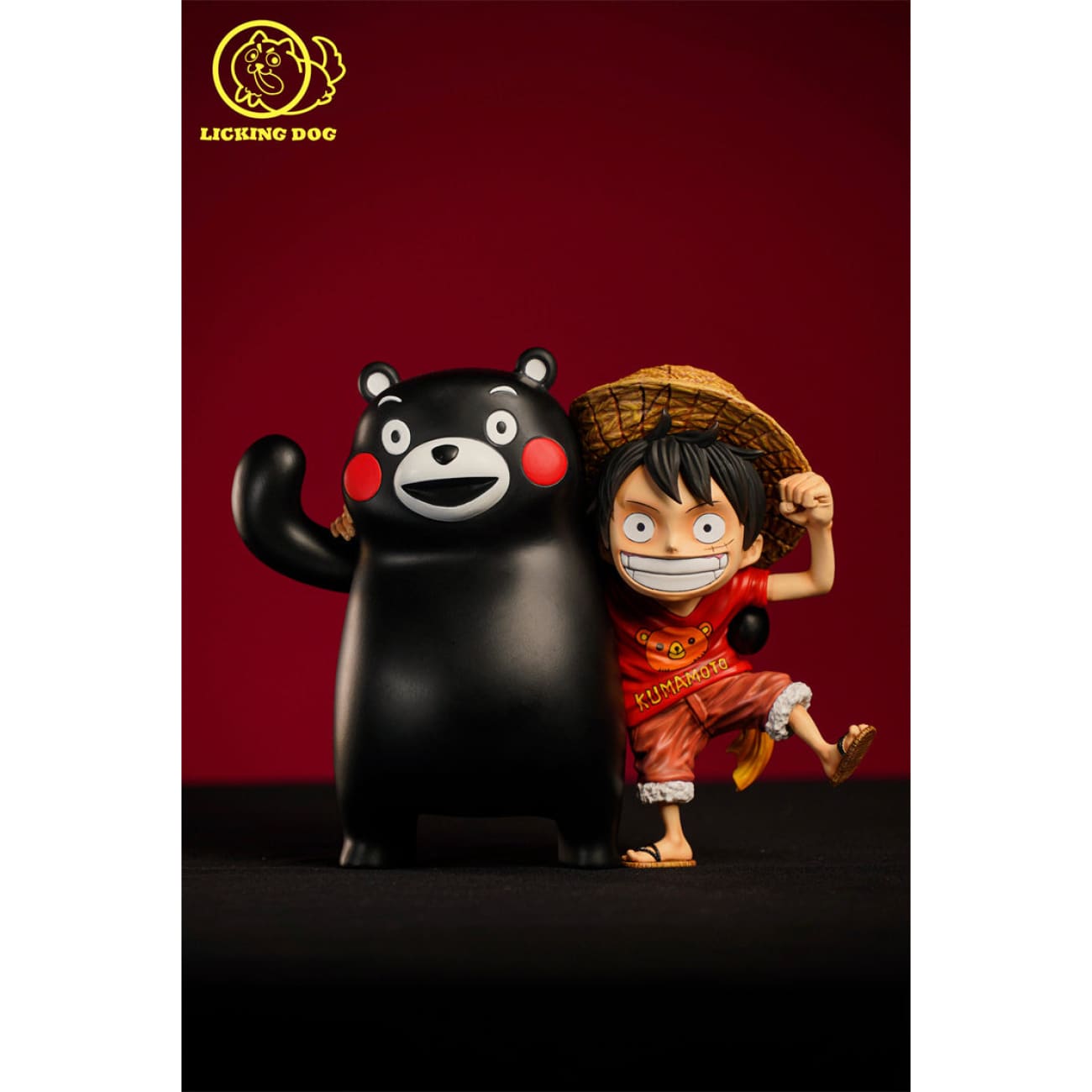 Licking Dog Studio - Kumamon & Monkey D Luffy