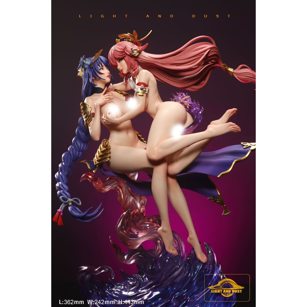 Light and Dust Studio - Yae Miko & Raiden Shogun