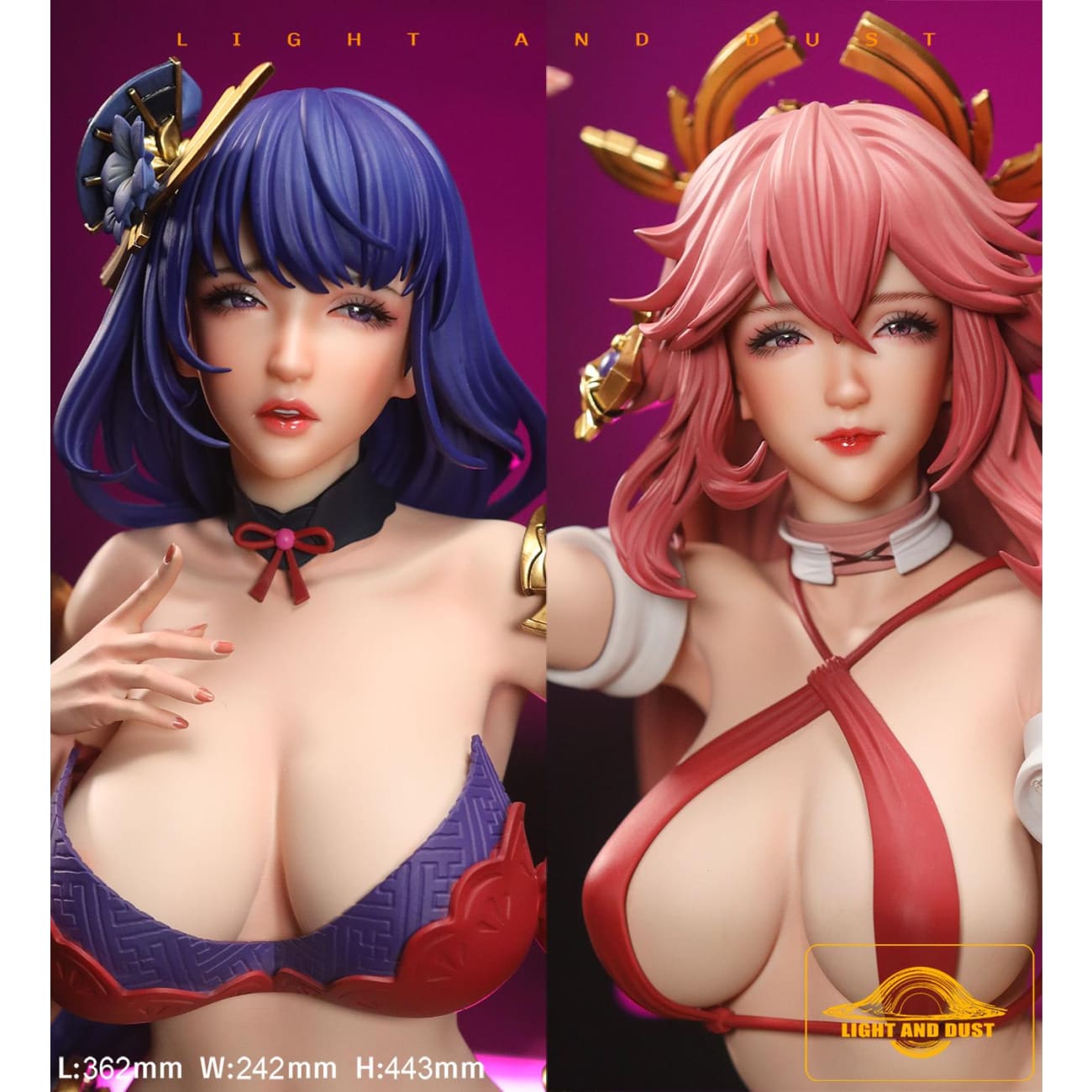 Light and Dust Studio - Yae Miko & Raiden Shogun
