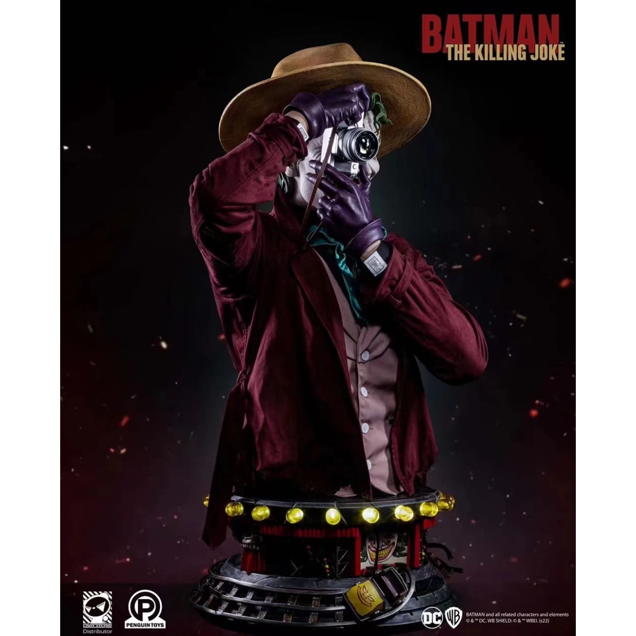 Limit Studio X Penguin Toys - The Killing Joke - Joker Life-Size Bust [Licensed] 
