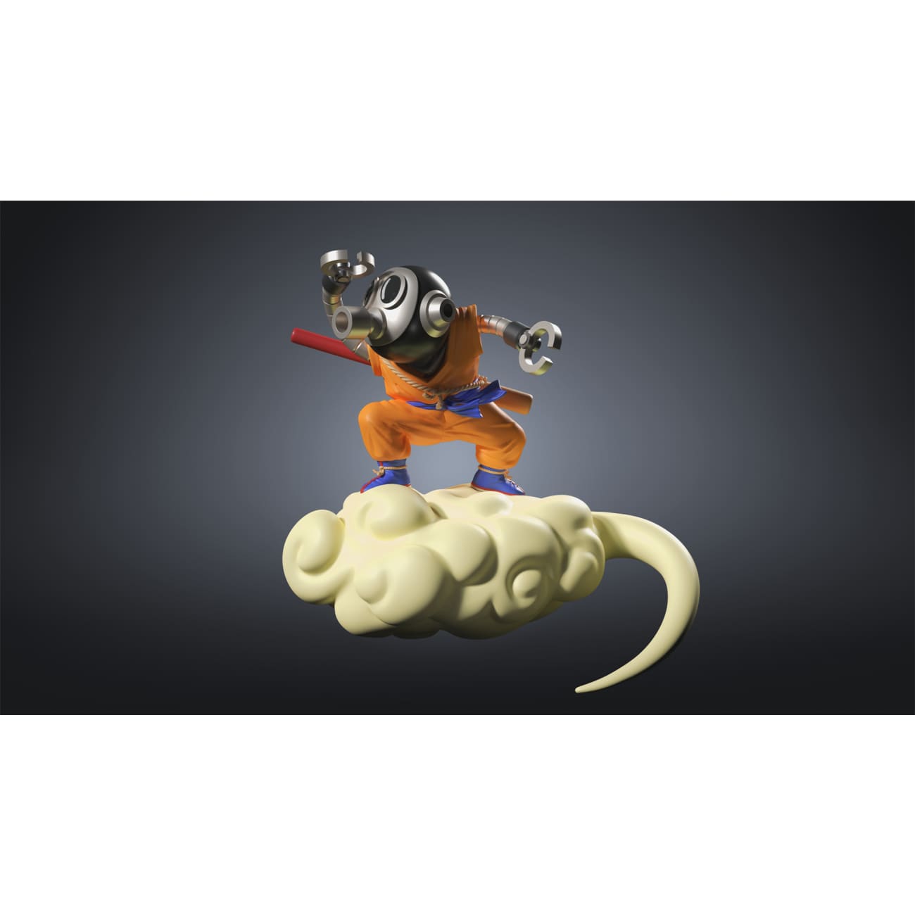 Little Monster Studio - Akira Toriyama Cosplay Riding Cloud Son Goku [2 Variants]
