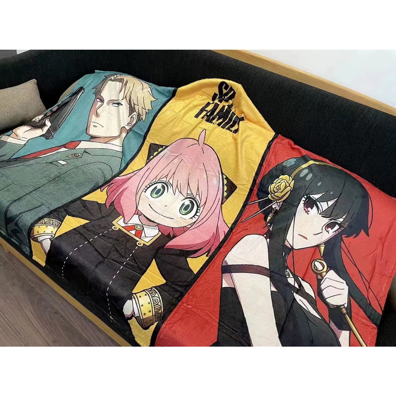 Loid Forger, Yor Forger & Anya Forger Wearable Neck Blanket