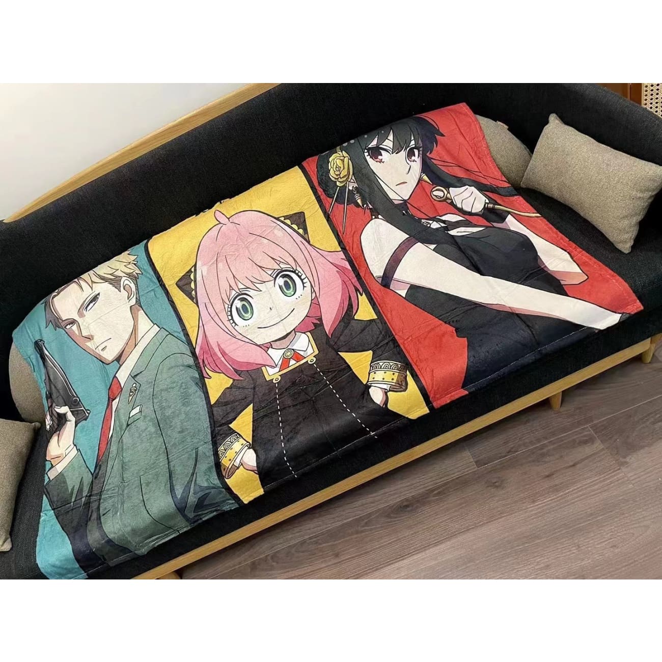 Loid Forger, Yor Forger & Anya Forger Wearable Neck Blanket