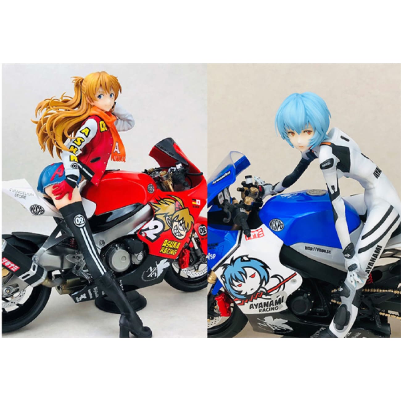 Long Jing Shi Studio - Motorcycle Asuka Langley Soryu/ Motorcycle Rei Ayanami