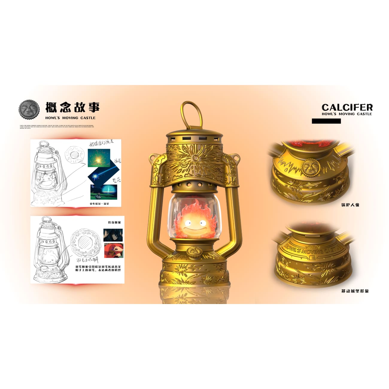 Long Miao Studio - Kerosene Lamp Calcifer