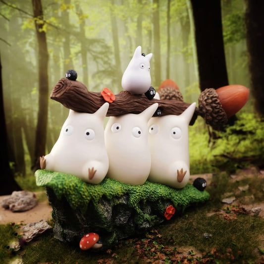 Long Miao Studio - Moving Acorn Chibi Totoro