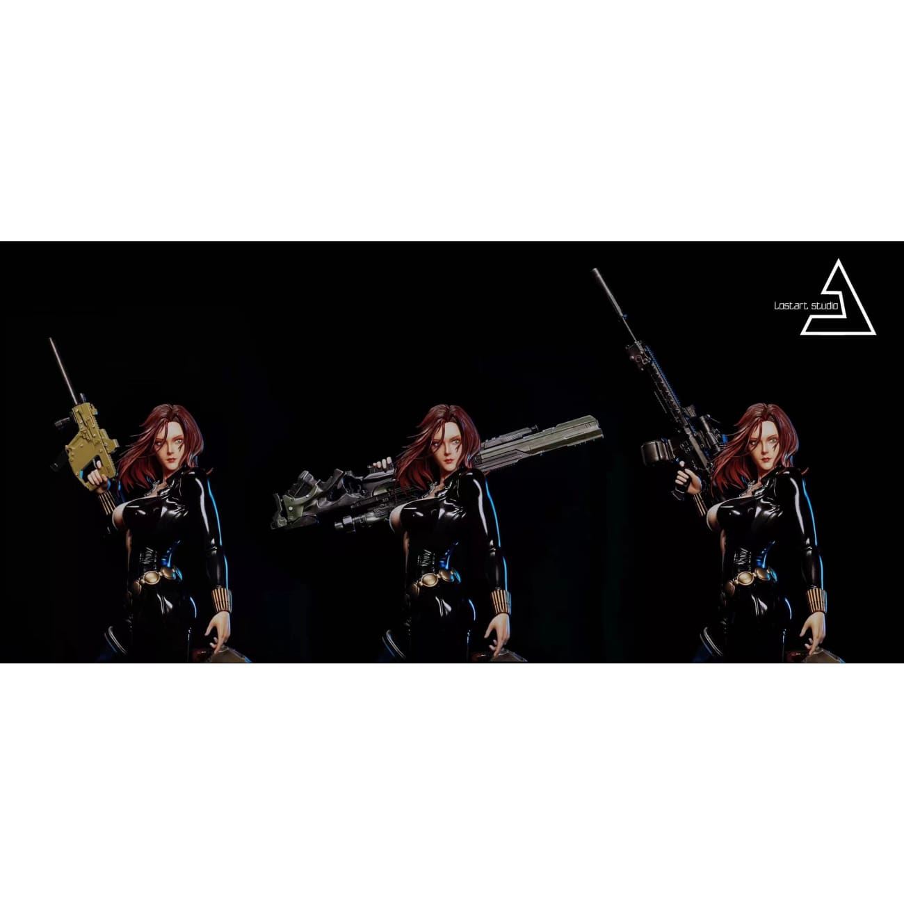 Lostart Studio - Black Widow [ Black / White]