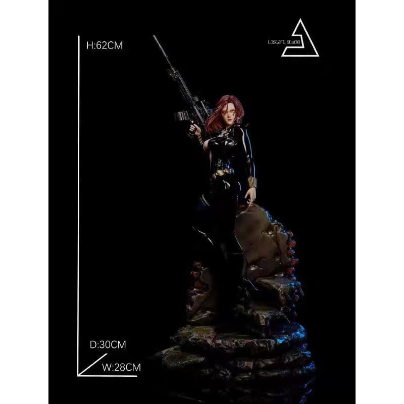 Lostart Studio - Black Widow [ Black / White]