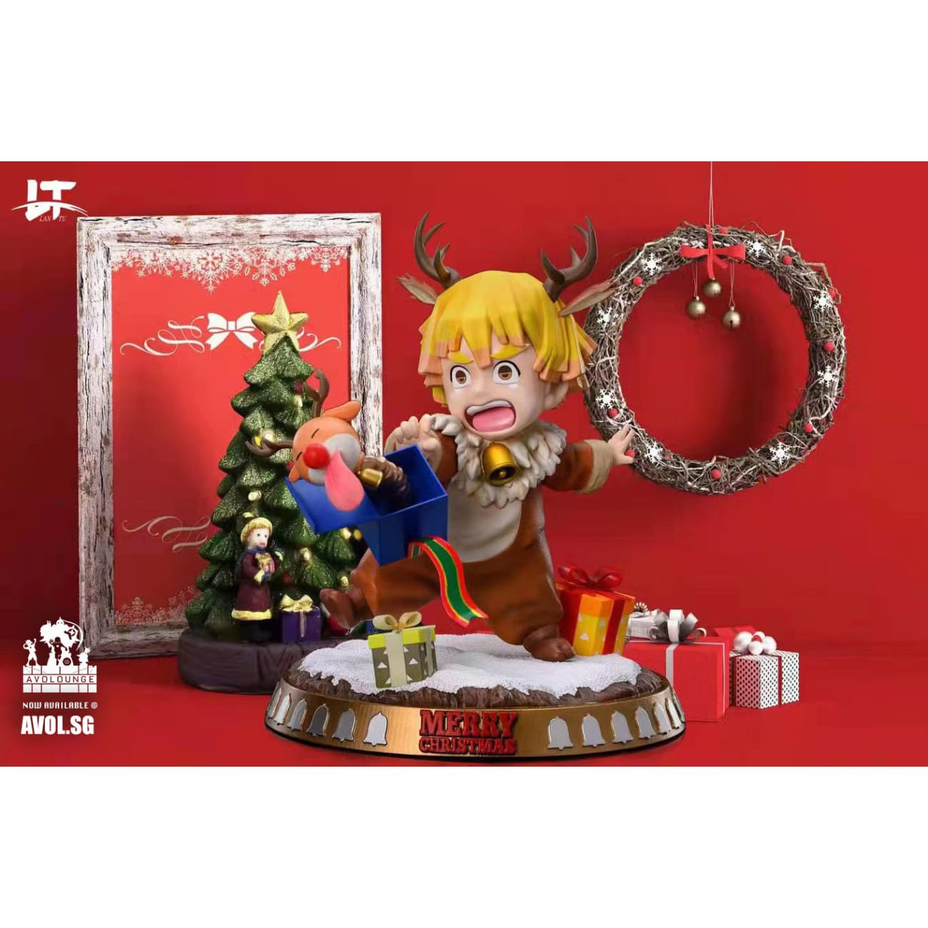 LT Studios - Zenitsu as Red nose reindeer [SD / Large]