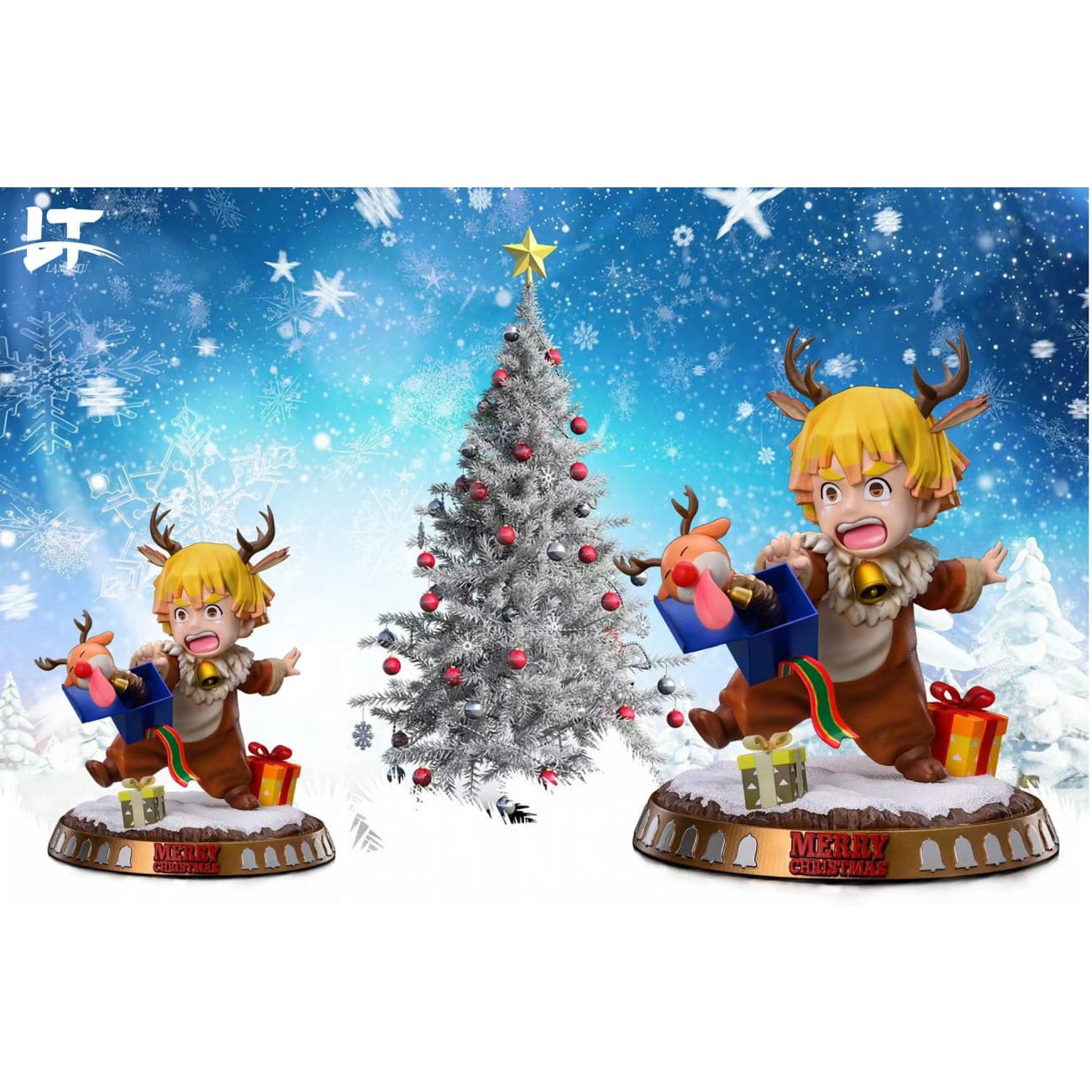 LT Studios - Zenitsu as Red nose reindeer [SD / Large]