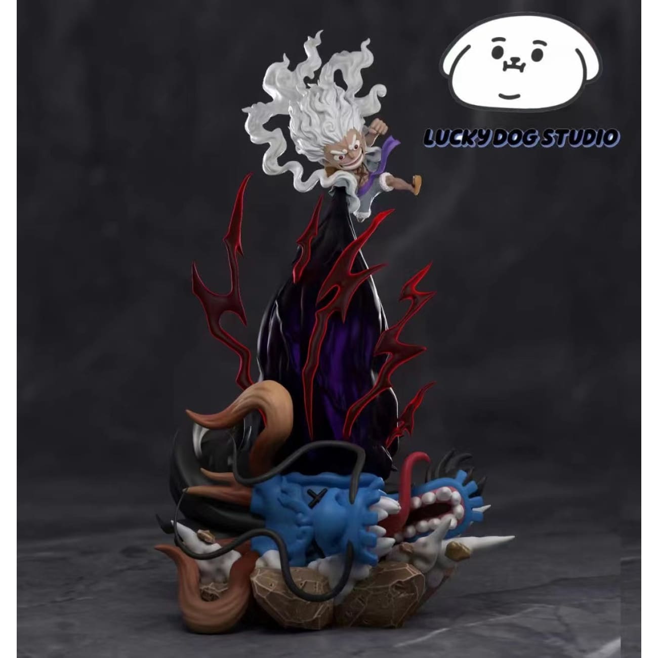Lucky Dog Studio - Sun God Nika Luffy Gear 5 VS Kaido