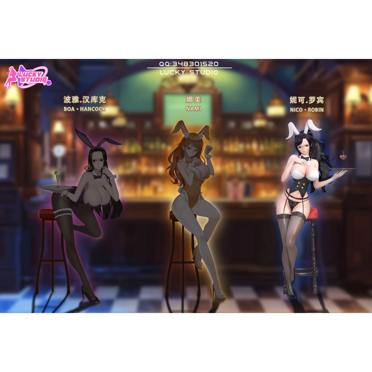 Lucky Studio - Nico Robin Bunny Girl Ver. [2 Variants]
