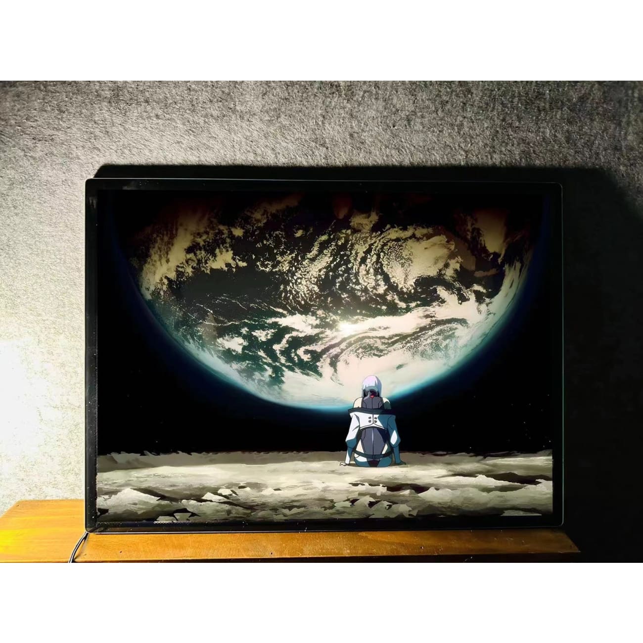 Lucy/ Lucyna Kushinada & David Martinez Go To The Moon Together LED Decorative Painting [2 Variants]