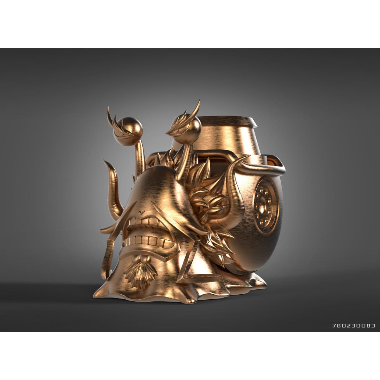 LX Studio - Golden Den Den Mushi Four Emperors Kaido [2 Variants]