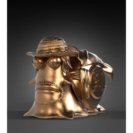 LX Studio - Golden Den Den Mushi Four Emperors Red Hair Shanks