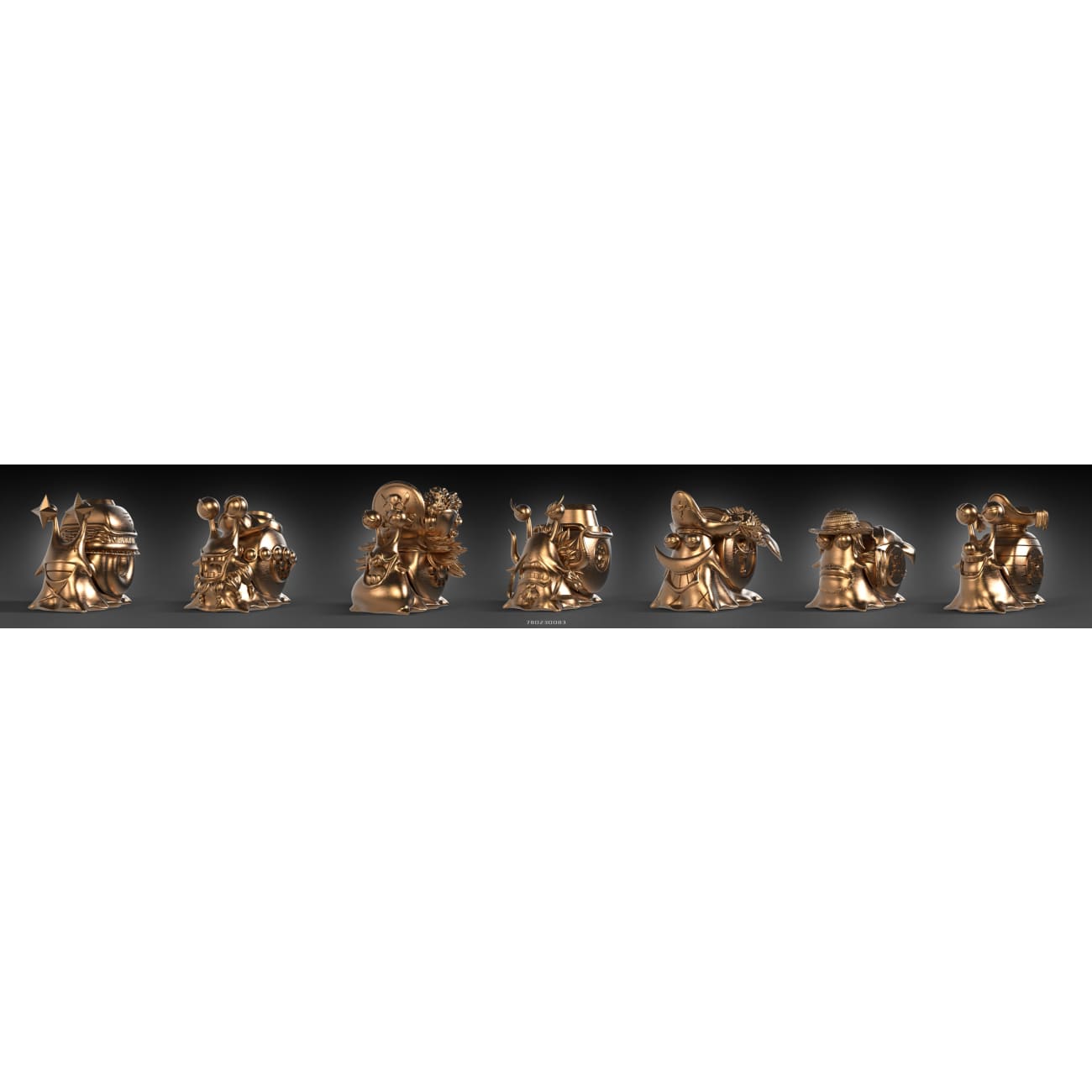 LX Studio - Golden Den Den Mushi Four Emperors Whitebeard Edward Newgate [2 Variants]
