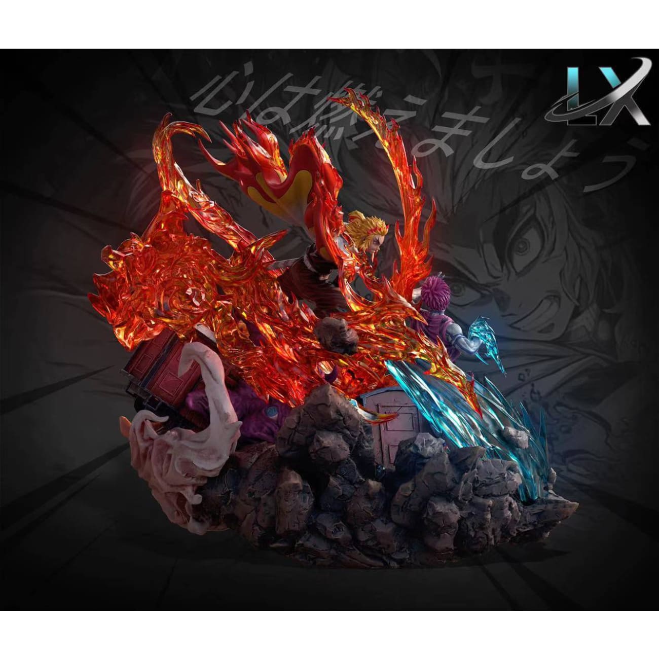 LX Studio - Rengoku Kyojuro Vs Akaza [1/6 scale]