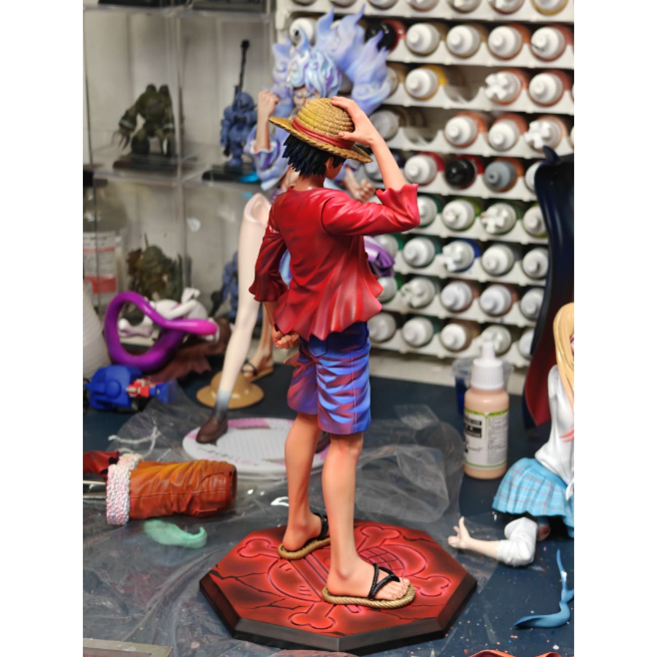 LX Studio x Ba Bei Jing Studio - Monkey D. Luffy Pressing Hat [4 Variants]