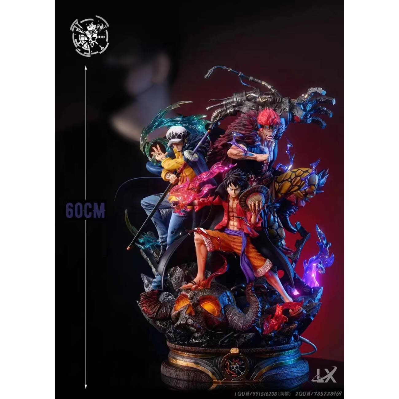 LX Studios - Three Captain [Monkey D. Luffy ,Trafalgar D. Water Law & Eustass Kid]