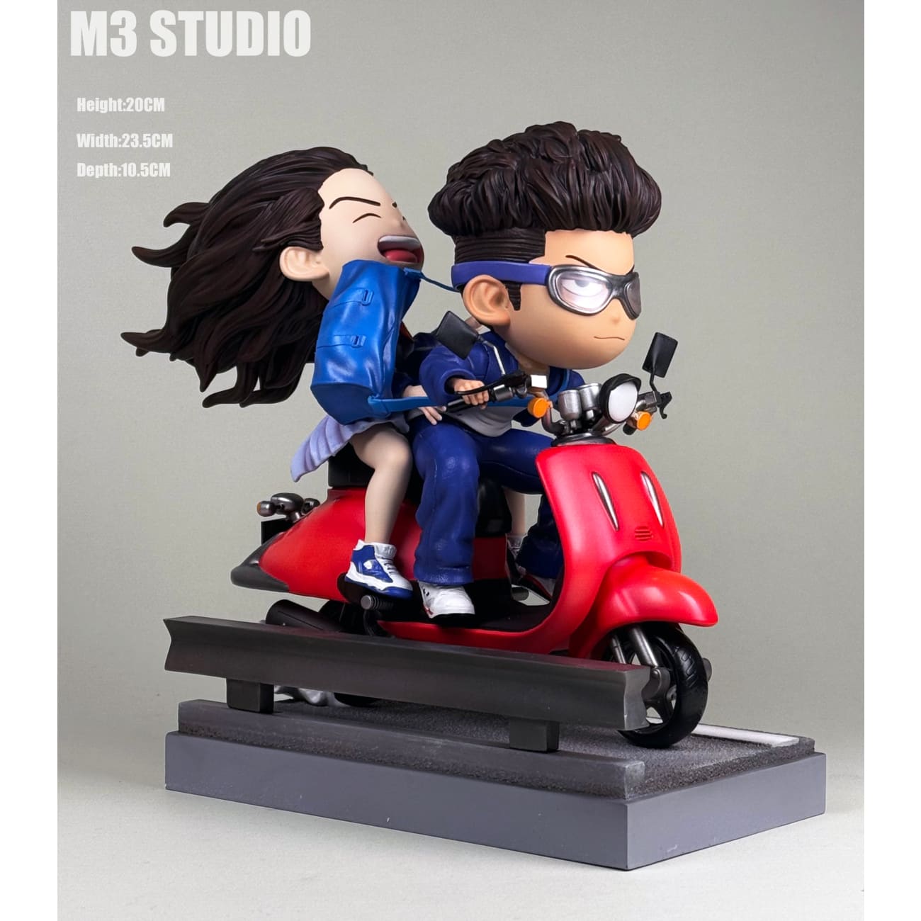 M3 Studio - Miyagi Ryota & Ayako Riding Motorcycle Chibi Ver.