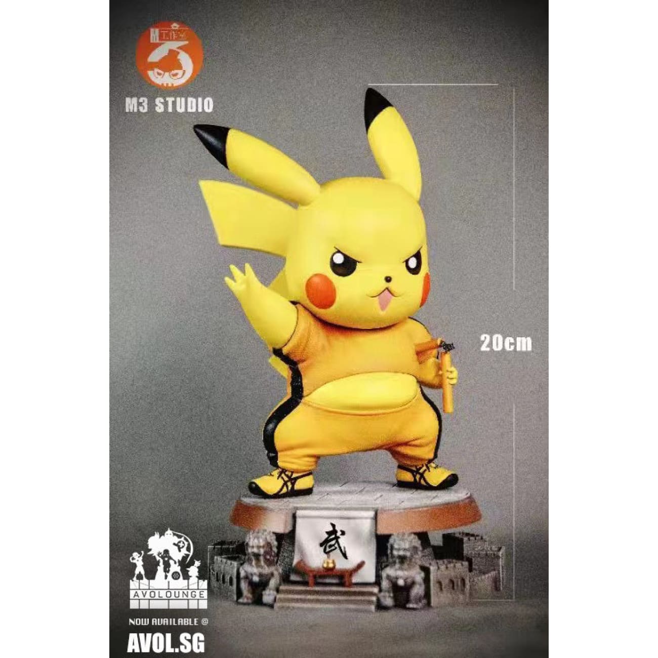M3 Studio - Pikachu Cosplay Bruce Lee