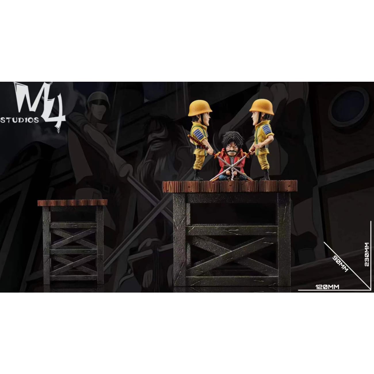M4 Studio - Execution Gol D. Roger & Two Executioner on Scaffold 