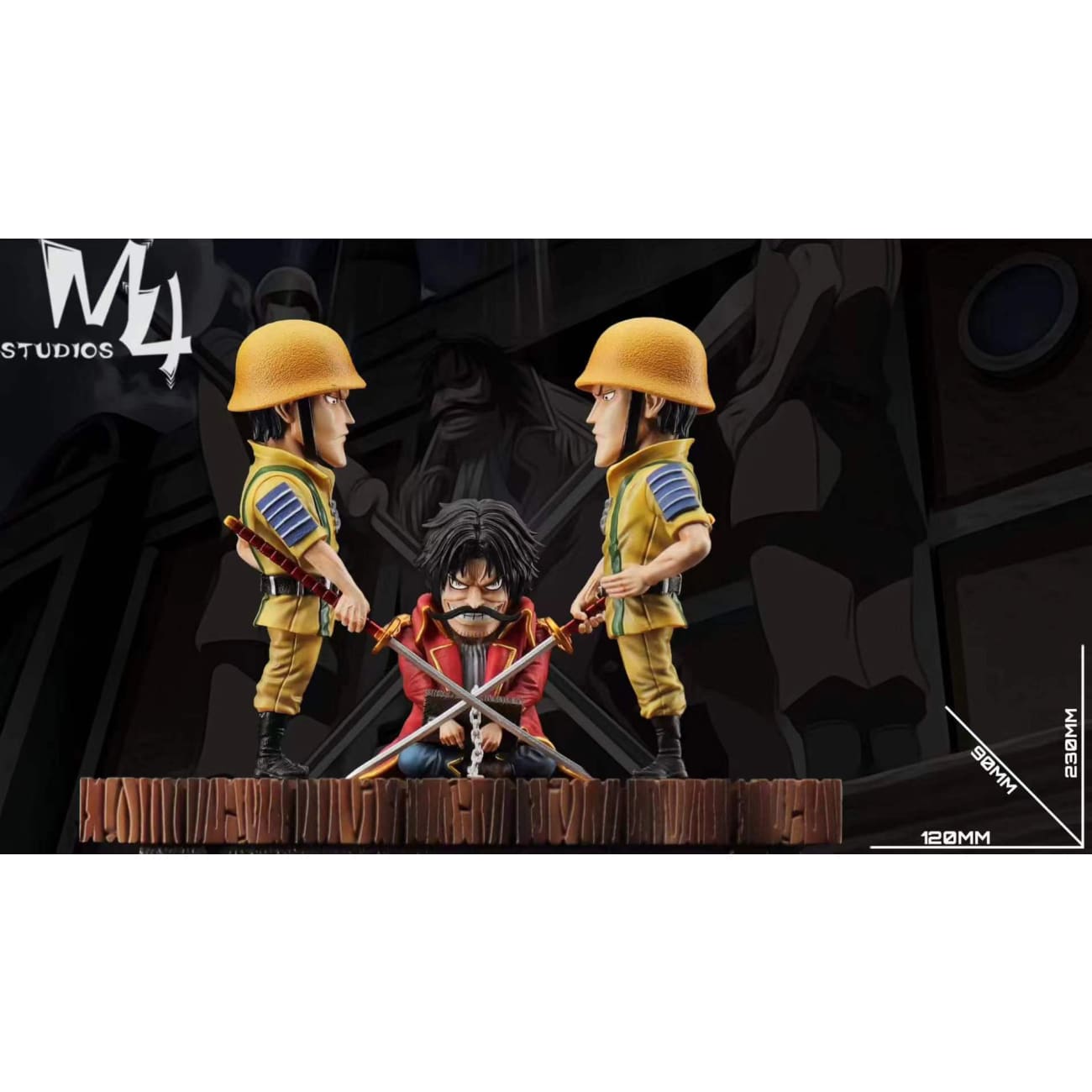M4 Studio - Execution Gol D. Roger & Two Executioner on Scaffold 