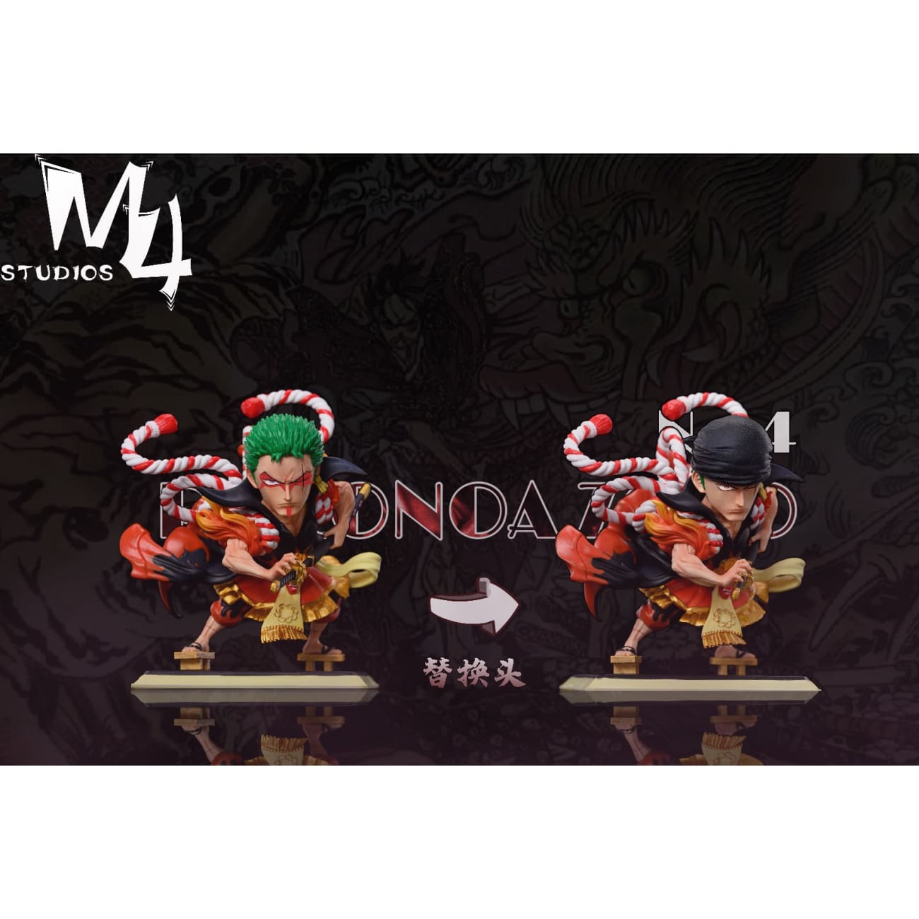 M4 Studio - Roronoa Zoro Kabuki Ver.