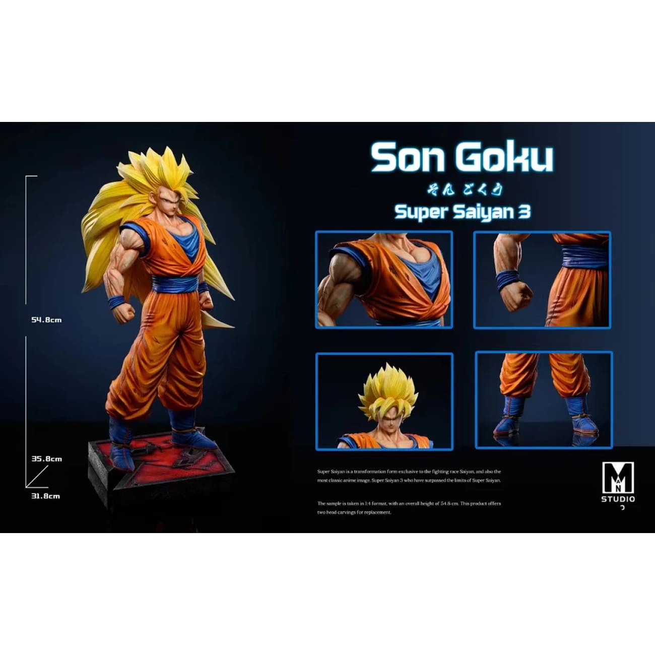 MAN Studio - Super Saiyan 3 Son Goku