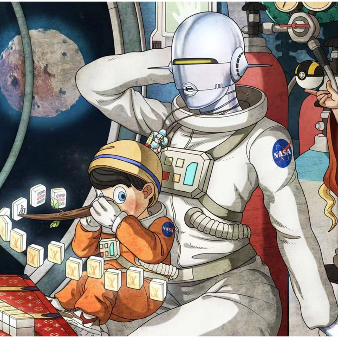 Mashup - Spaceship Poster Frame