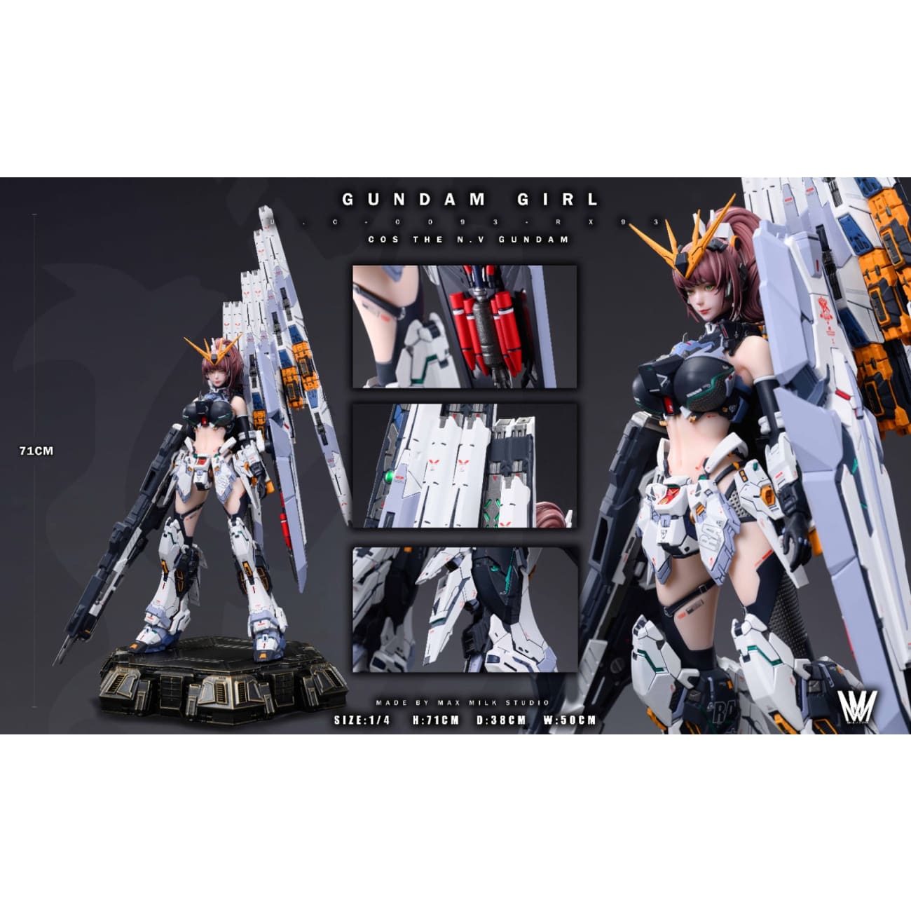 Max Milk Studio - Gundam Girl Cos The NvGunadm [RX-93 JN4.0]
