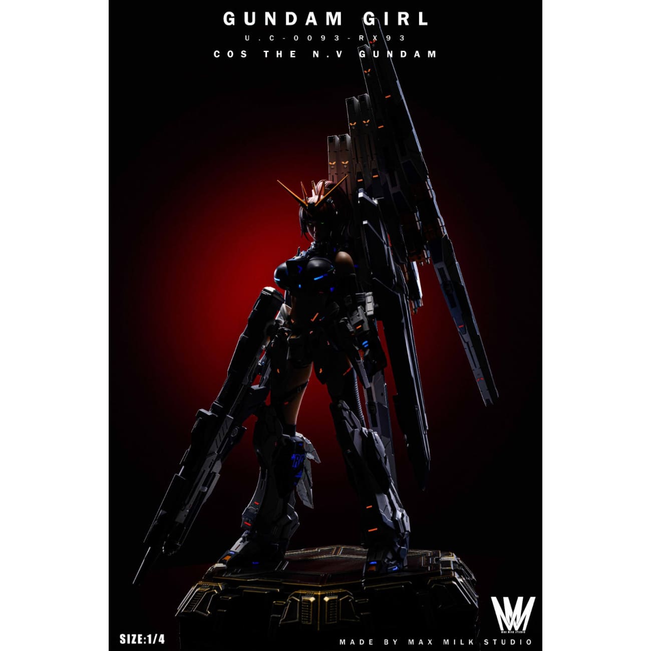 Max Milk Studio - Gundam Girl Cos The NvGunadm [RX-93 JN4.0]
