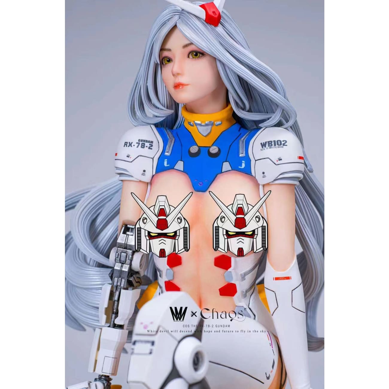 Max Milk Studio x Chaos Studio - Cos RX-78-2 Gundam Girl [Cast Off]