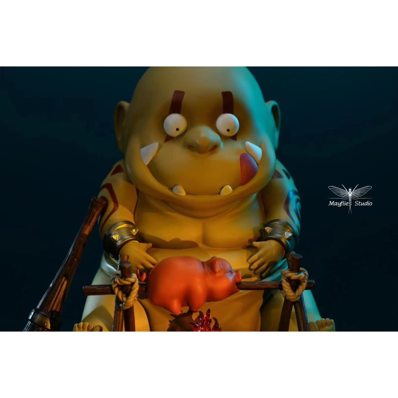 Mayflies Studio - Q Version Ogre [Green / Blue / Set of Two]
