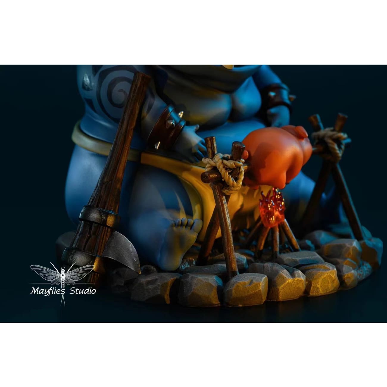 Mayflies Studio - Q Version Ogre [Green / Blue / Set of Two]